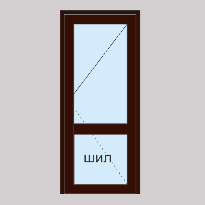 MV-HP65 Металл хаалга Дан хавтастай гэгээвчгүй (H2000-2300 W800-1000)
