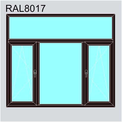 MV-HP65 Металл цонх Хос хавтастай 4 нүдтэй (H1300-1600 W1700-2000)