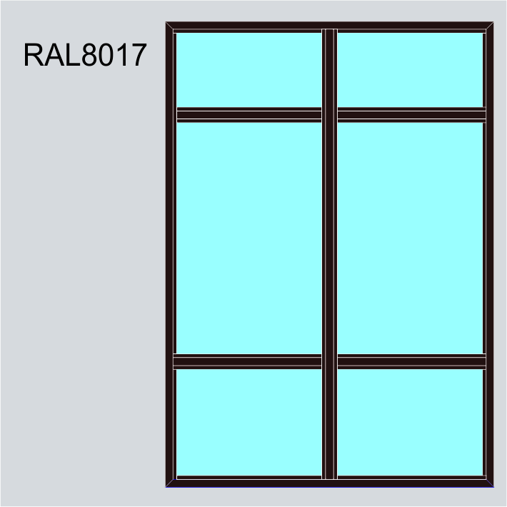MV-HP65 Металл хана Босоо 6 нүдтэй (H2700-2900 W1100-1400)