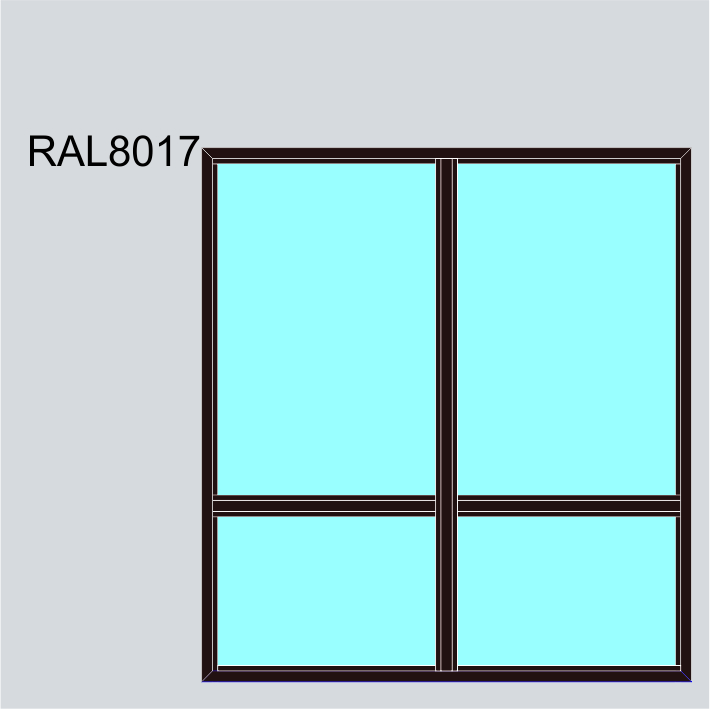 MV-HP65 Металл хана Босоо 4 нүдтэй (H1800-2100 W1400-1700)