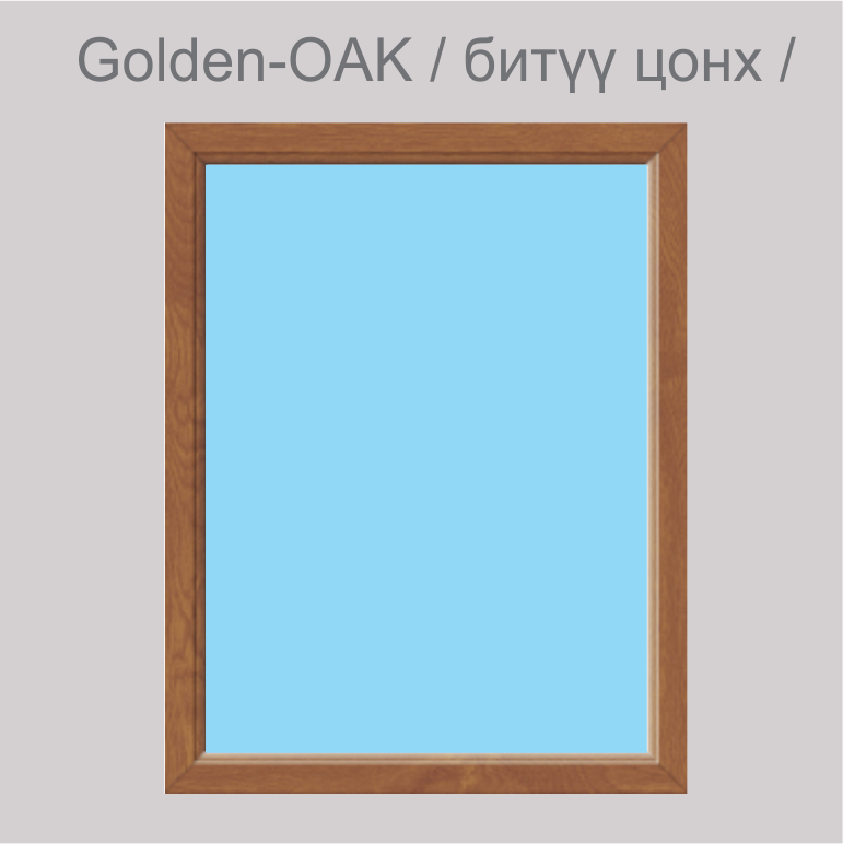 PVC-SCH70 Хуванцар хана Битүү хана 1 нүдтэй (H1200-1500 W800-1100)