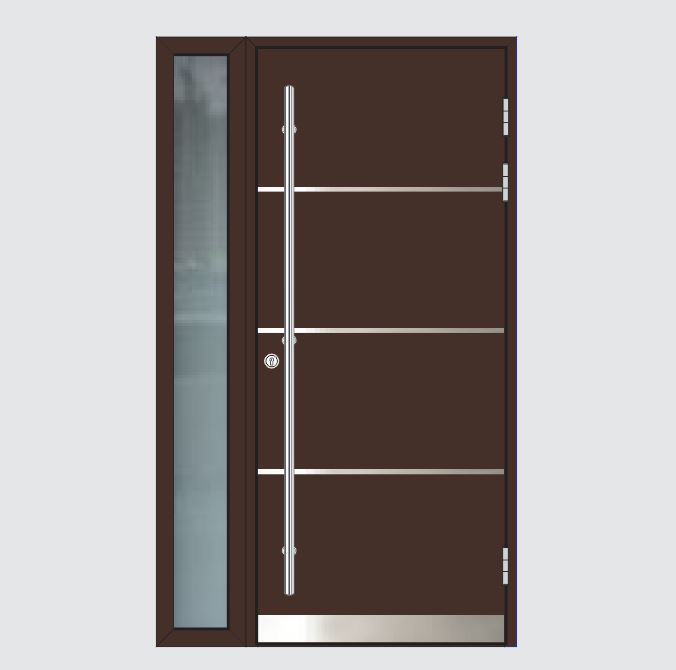 HD-D78 ХАУС Гадна хаалга Дан хавтастай M4 (H2100-2400 W1100-1400)
