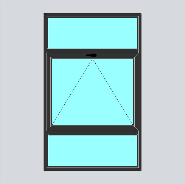 MV-HP65 Металл цонх Дан хавтастай 3 нүдтэй босоо (H1800-2100 W1400-1700)