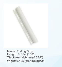 VINYL-RAL9003-CN Төгсгөлийн тууз Duch Lap (150x4000x0.9мм)        