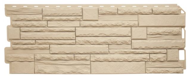 Фасадны хавтан (Эко Кремовый) Альта-Профиль 1170х450х26мм шаргал