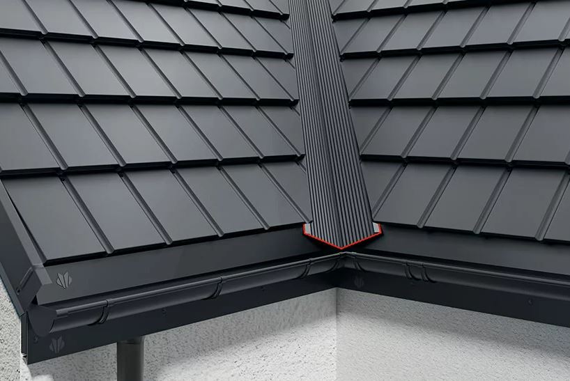 SCM-Buildex-CN Чулуун будагтай металл дээврийн усны хаялгын суваг (AZ150G) (2000х200х0,45) 0,4м2