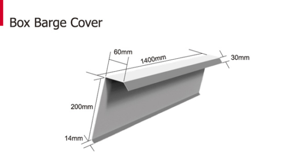 SCM-X00-KR Чулуун будагтай металл дээвэрийн хажуугийн таг  (AZ80G) (210х90х1400x0,4мм) 