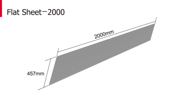 SCM-X00-KR Чулуун будагтай металл дээвэрийн хавтгай төмөр  (AZ80G) (457х2000x0,4мм) 