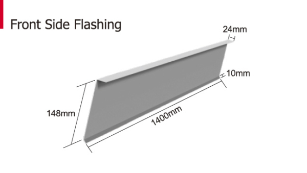 SCM-X00-KR  LICO Чулуун будагтай металл дээвэрийн хүрээ  (AZ80G) (182х1400x0,4мм) 