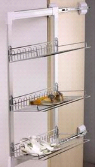 SAGS-NICKEL-JN 3 эгнээ гутлын тавиур D460xW350xH950